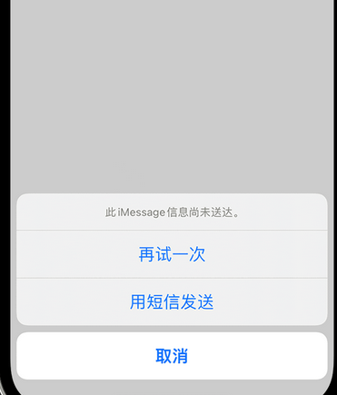 云溪apple维修iPhone上无法正常发送iMessage信息