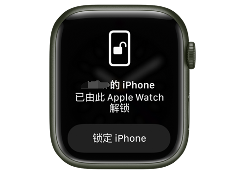 云溪苹果手机维修分享用 AppleWatch 解锁配备面容 ID 的 iPhone方法 