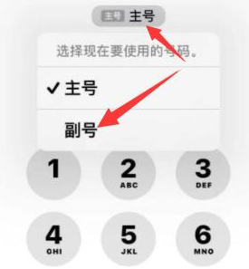 云溪苹果14维修店分享iPhone 14 Pro Max使用副卡打电话的方法 