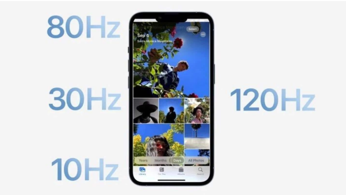 云溪苹果14维修分享iPhone 14有高刷吗 