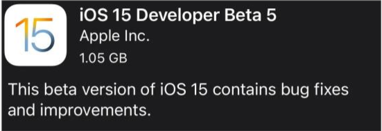 云溪苹果手机维修分享如何升级到iOS15.0 beta5 