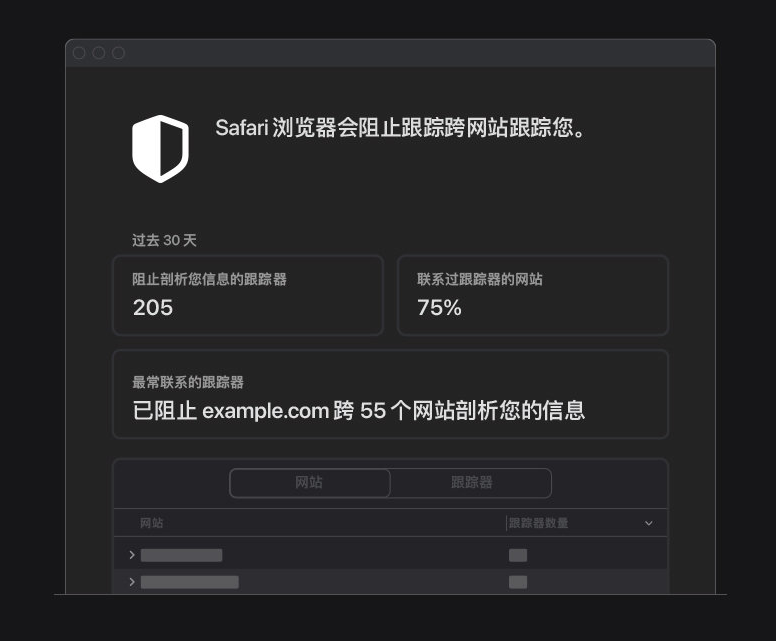 云溪苹果手机维修分享如何在 Safari 浏览器中查看和打开隐私报告 