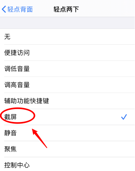 云溪苹果手机维修分享iPhone12如何启用双击截屏 